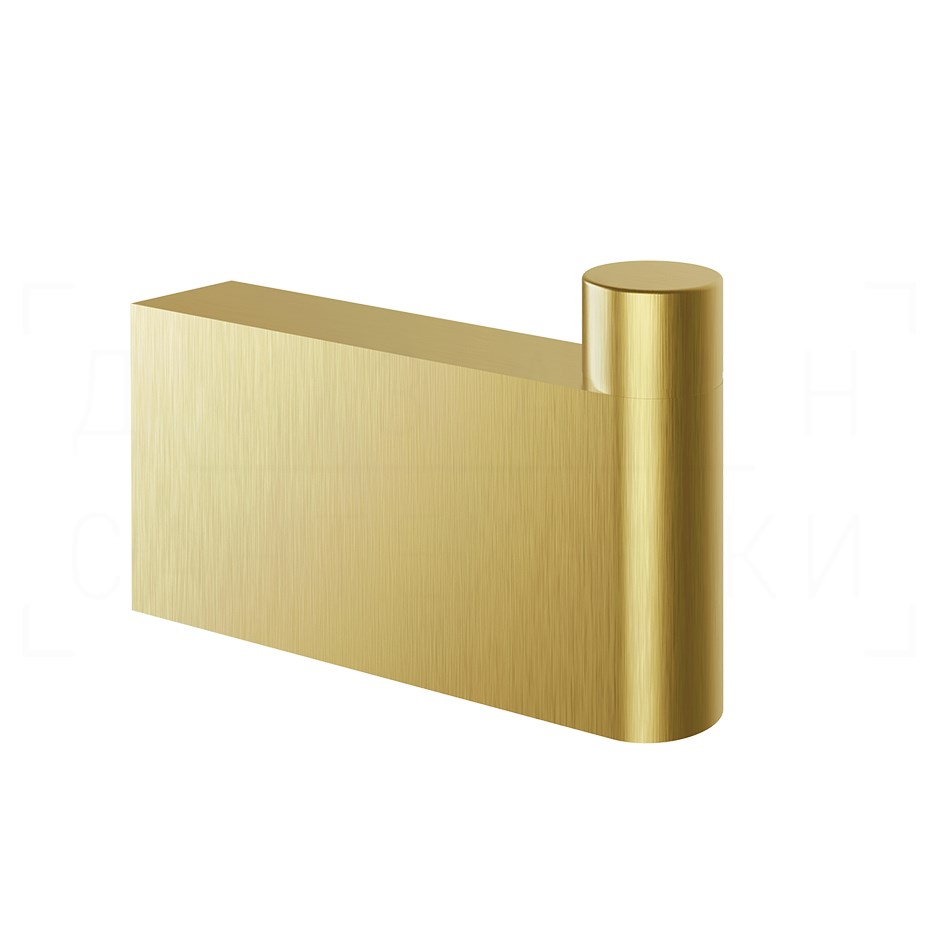 Gessi Origini Крючок для полотенец одинарный, подвесной, цвет: gold brushed 66523#716