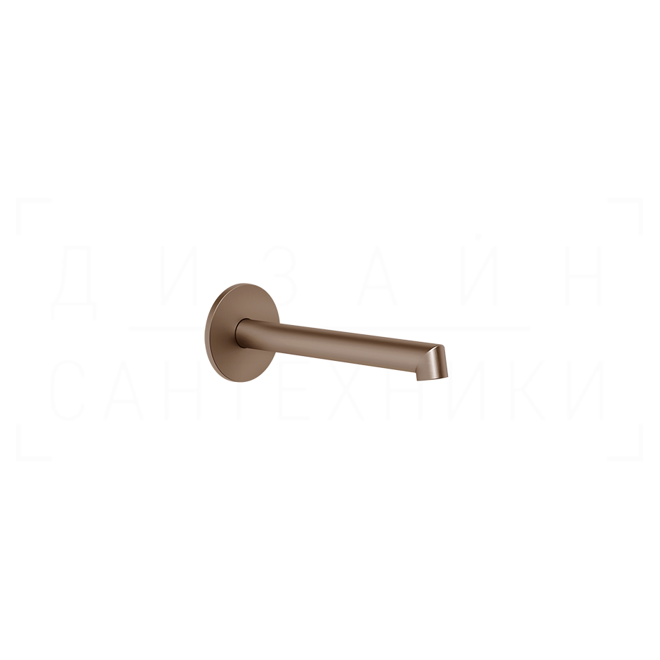Gessi Ingranaggio Излив настенный 16,4 см, фиксированный, цвет: copper brushed PVD 63403#708