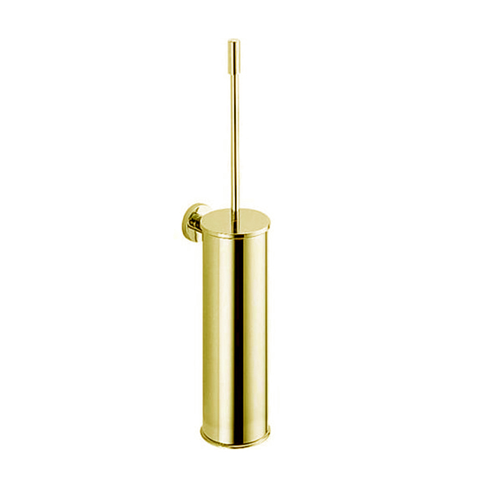 Colombo Design Plus Ершик для унитаза подвесной, с латунной колбой, цвет: matt gold W4962.OM