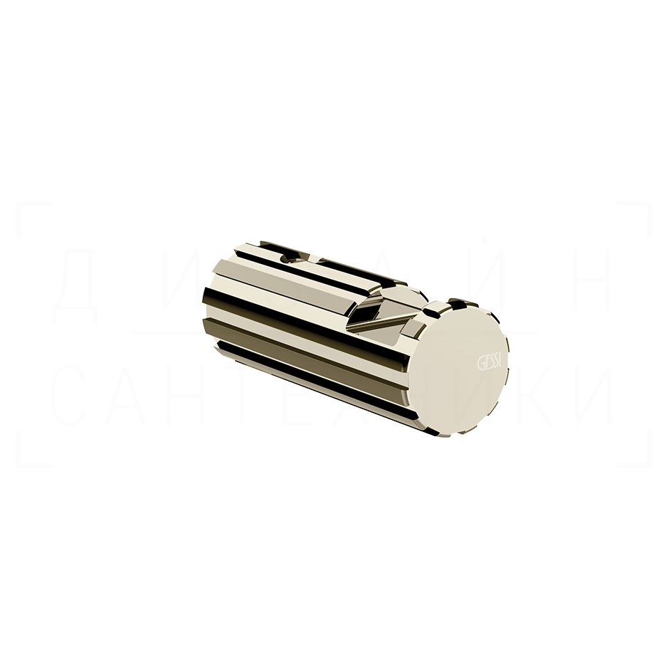 Gessi Incastri Крючок для полотенец одинарный, подвесной, цвет: nickel PVD 75521#720