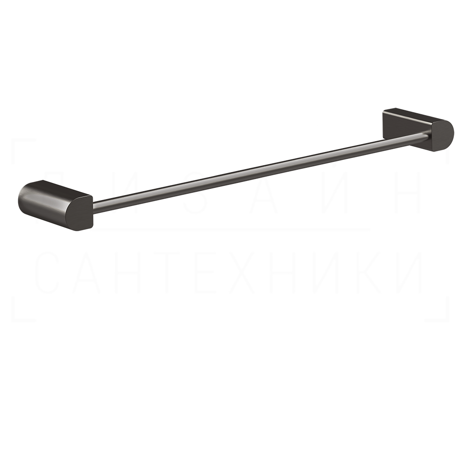 Gessi Rilievo Полотенцедержатель 47,8 см, подвесной, цвет: black metal brushed PVD 59400#707