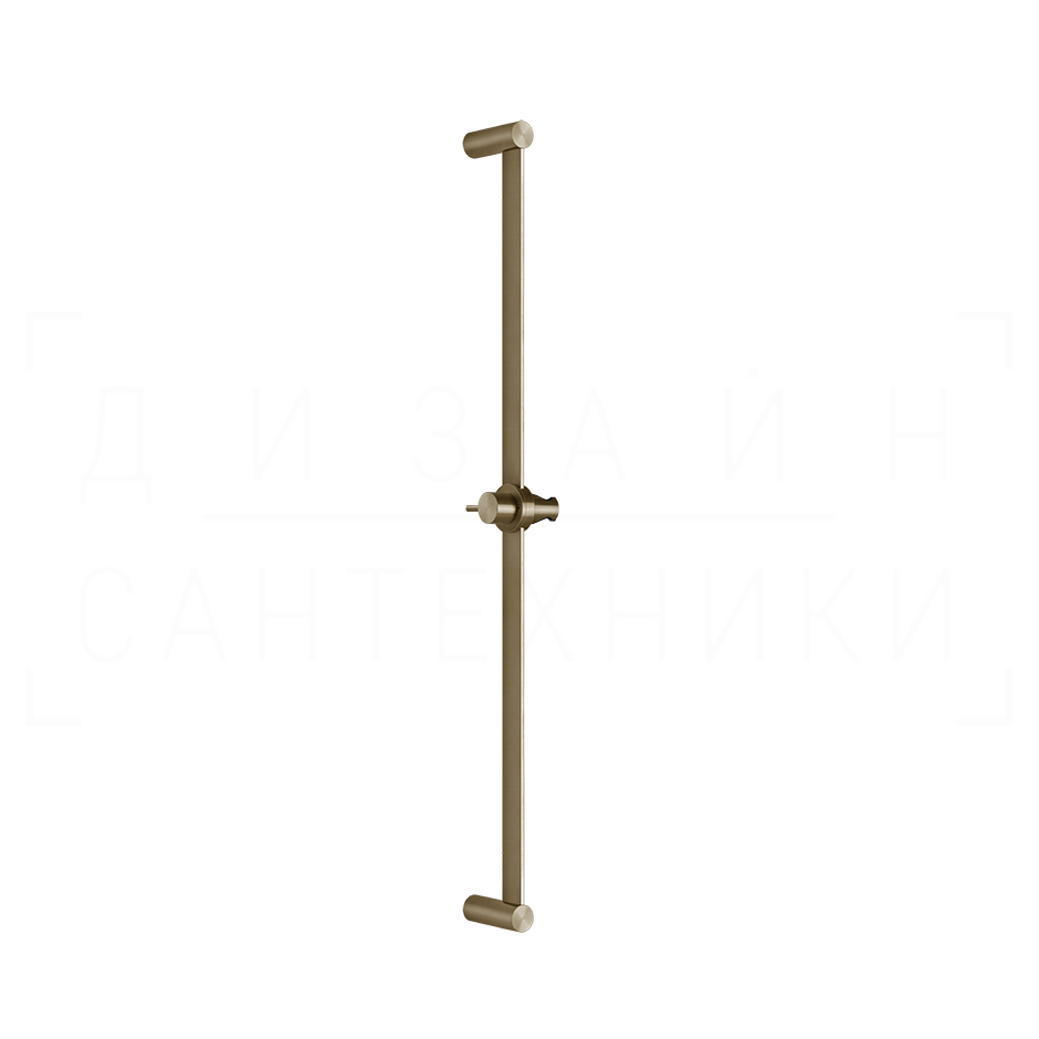 Gessi 316 Душевая штанга 82,8 см, с держателем для лейки, цвет: deep bronze brushed PVD 54042#791