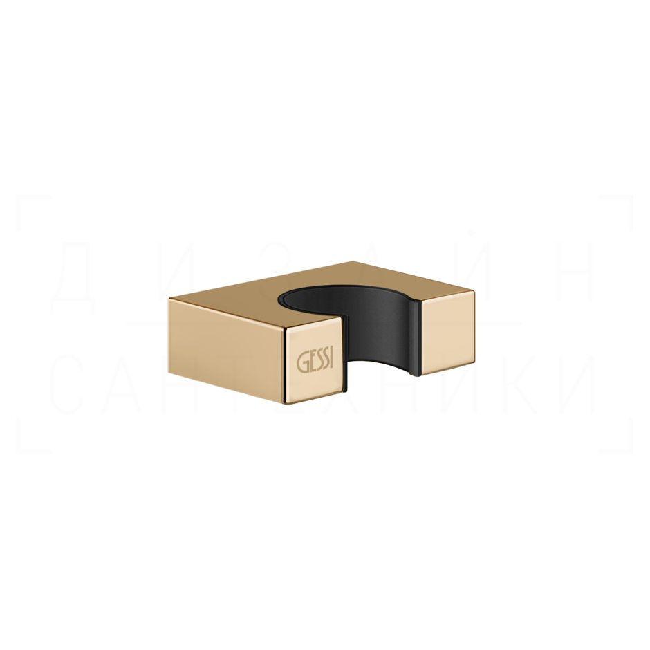 Gessi Rettangolo Держатель для ручного душа неподвижный, цвет: warm bronze PVD 20157#735