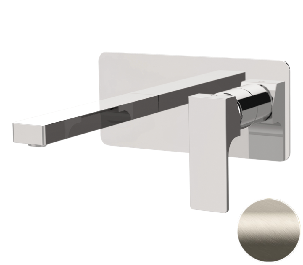 Remer Absolute Смеситель для раковины, излив 20 см, с внутренней частью, цвет: visual inox AU15XV