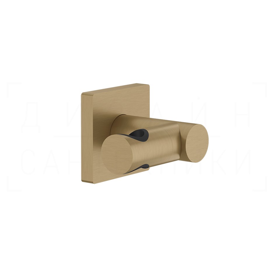 Gessi Rilievo Держатель для ручного душа поворотный, цвет: warm bronze brushed PVD 59160#726