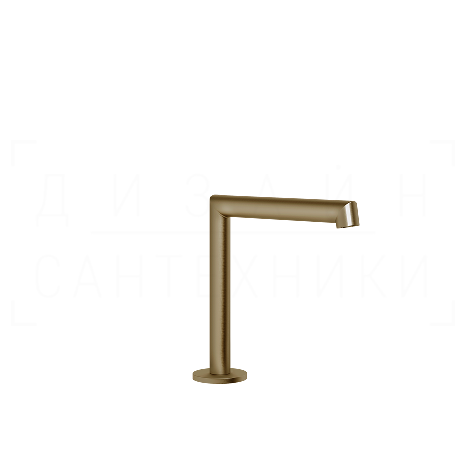 Gessi Anello Излив отдельностоящий для раковины 14,4 см, цвет: deep bronze brushed PVD 63321#791