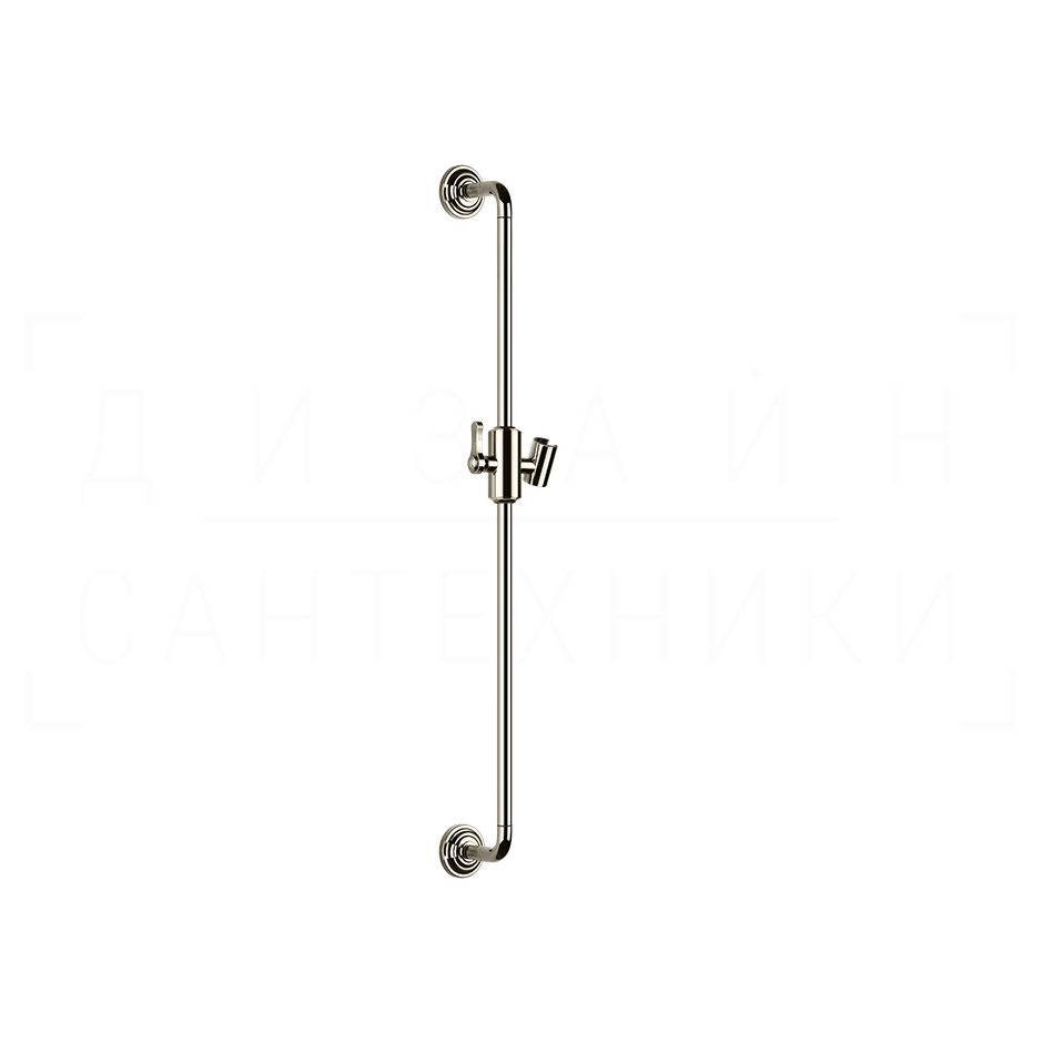 Gessi Venti20 Душевая штанга 86,5 см, с держателем для лейки, цвет: nickel PVD 65145#720