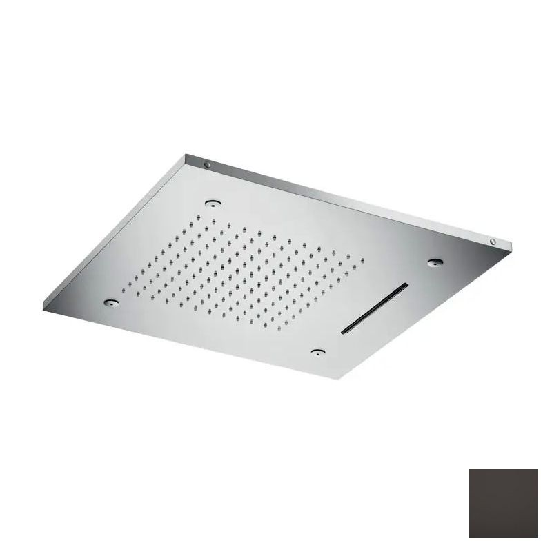 Almar Square 500 Потолочный душ 49,6х49,6 см, встраиваемый, 3 режима, цвет: PVD polished deep black E044140.DB