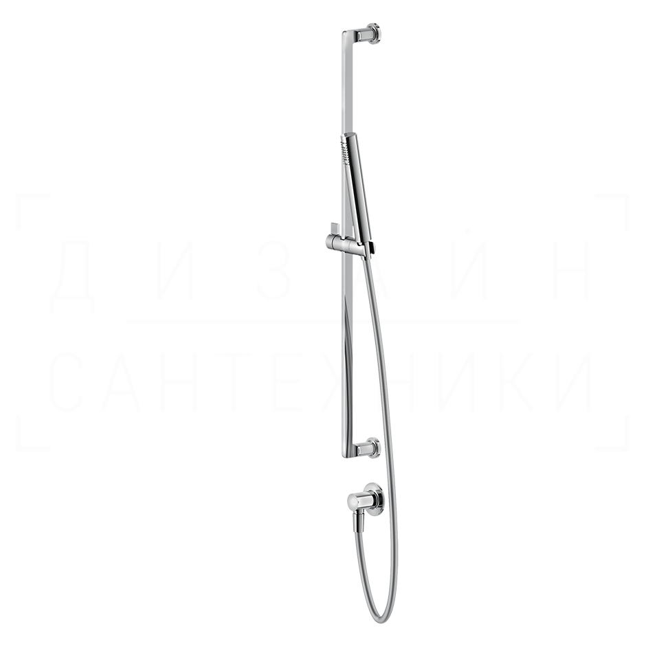Gessi Inciso Душевой гарнитур: ручной душ, штанга, держатель, шланг 150 см, цвет: chrome 58142#031