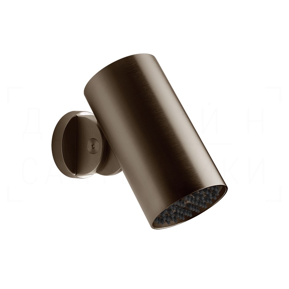 Gessi Spotwater Верхний душ d7,9 см, настенный, 1 вид струи, цвет: coffee bronze brushed PVD 57263#761
