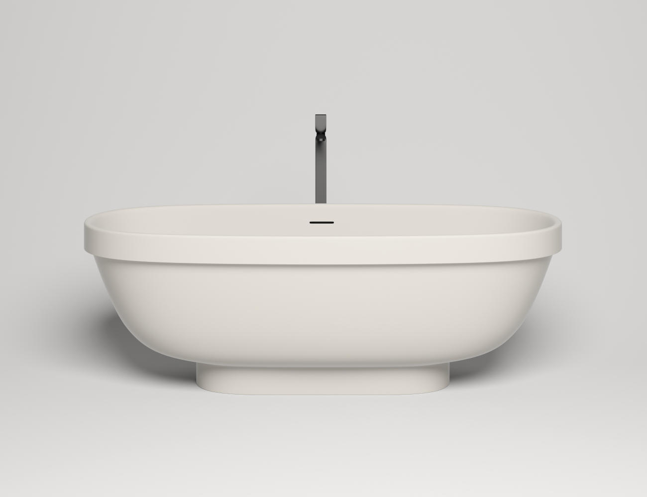 Salini Greca Ванна из S-Stone отдельностоящая 180x80 см, цвет: RAL полностью матовый 103121MF