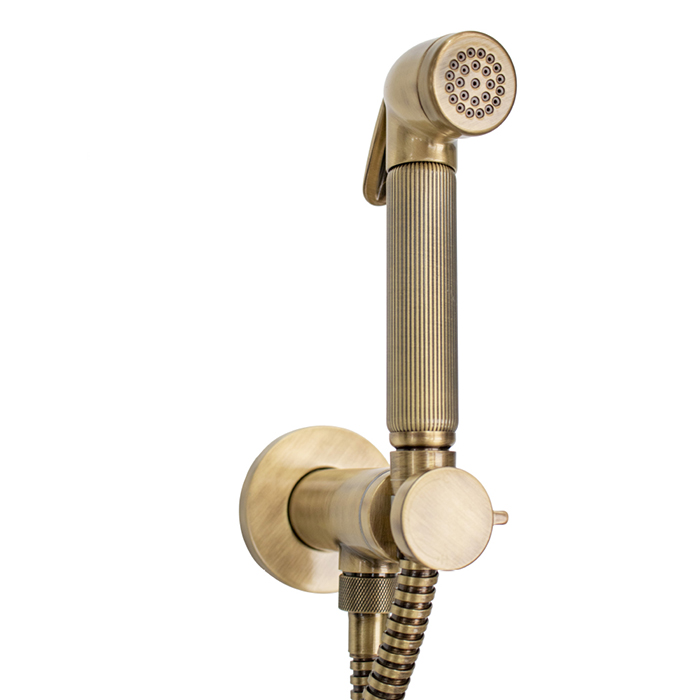 Bossini Nikita Гигиенический душ с прогрессивным смесителем, цвет бронза E37008.022