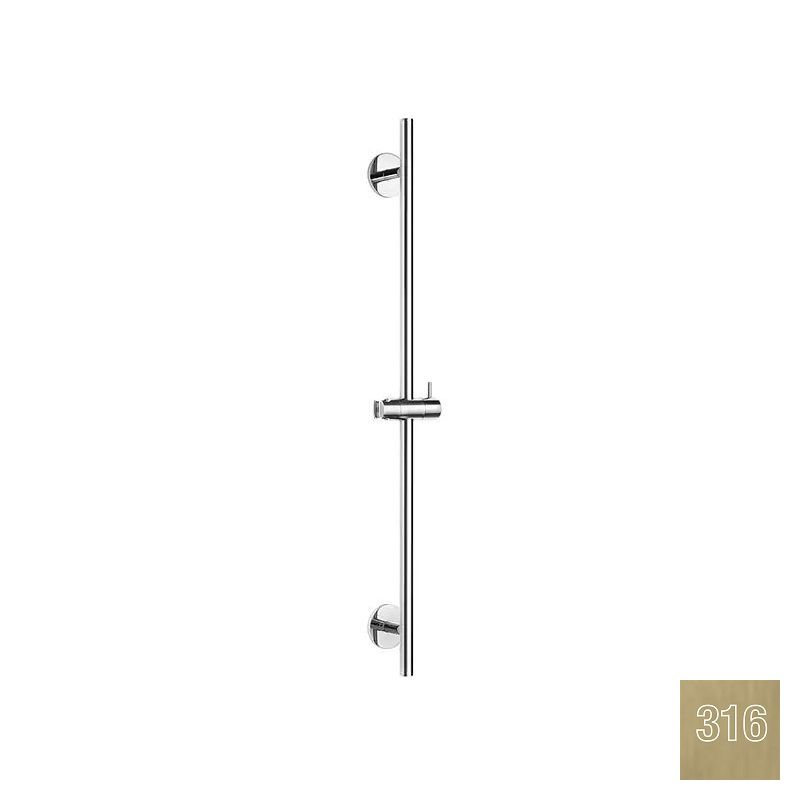Almar Round Душевая штанга 100 см с держателем для лейки, цвет: 316 PVD brushed high brass E087075.HB316