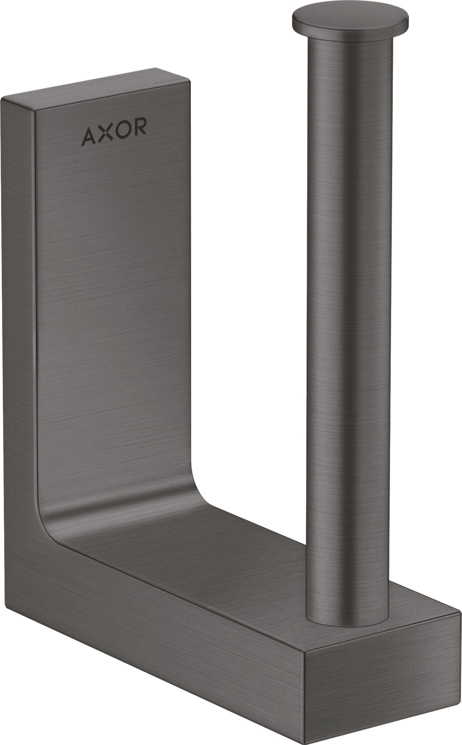 Axor Universal Rectangular Держатель запасного рулона, подвесной, цвет: шлифованный черный хром 42654340