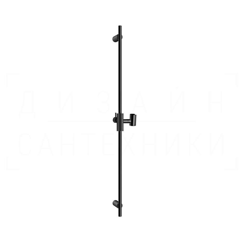 Gessi Anello Душевая штанга 90 см, с держателем для лейки, цвет: black metal PVD 63485#706