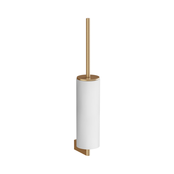 Gessi Origini Ершик для унитаза подвесной с композитной колбой, цвет: warm bronze br. PVD 66419#726