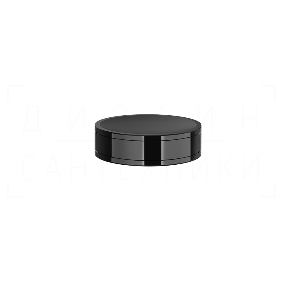 Gessi Pelle Мыльница с керамической чашей, настольный, цвет: black metal PVD 78525#706