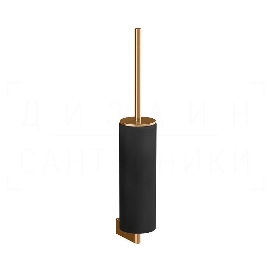 Gessi Origini Ершик для унитаза подвесной, с кермической колбой Neolite, цвет: black/warm bronze PVD 66420#735