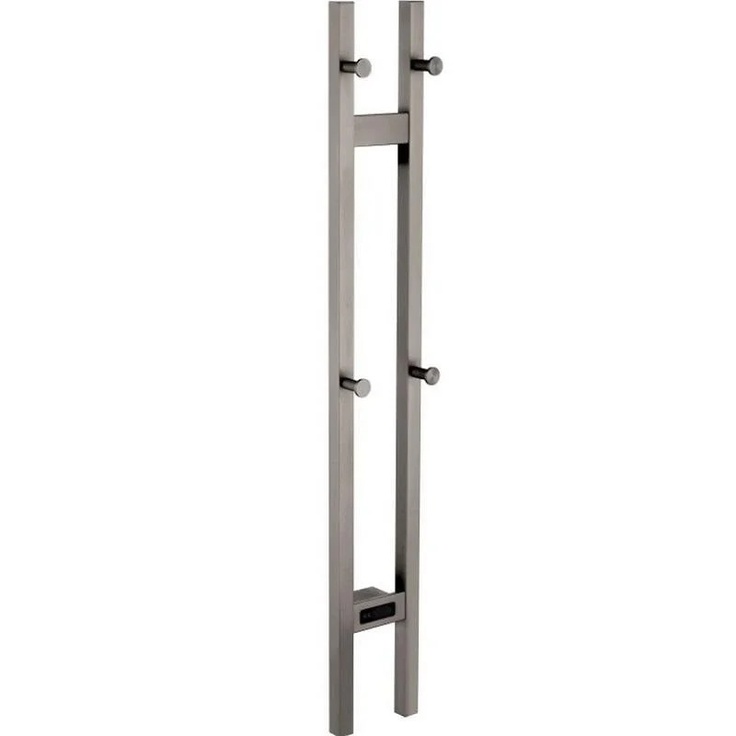 Boheme Duo Полотенцесушитель электрический 17х120h см, цвет: shine gun metall 728-SGM