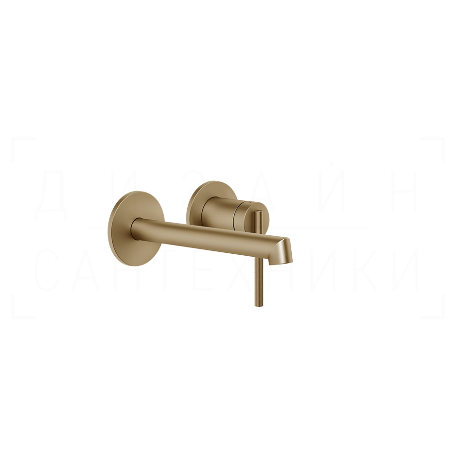 Gessi Ingranaggio Смеситель для раковины встраив., внеш. часть, излив 13-16 см, цвет: warm bronze 63581#726