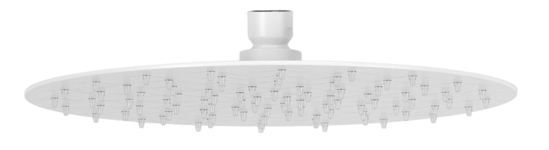 Remer Верхний душ 20 см, 1 режим, без кронштейна, цвет: bianco opaco 357UFM20BO