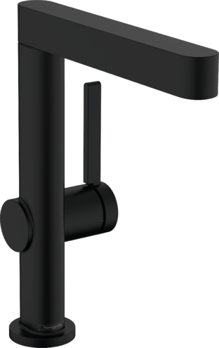 Hansgrohe Finoris Смеситель для раковины, с донным клапаном, цвет: матовый черный 76060670