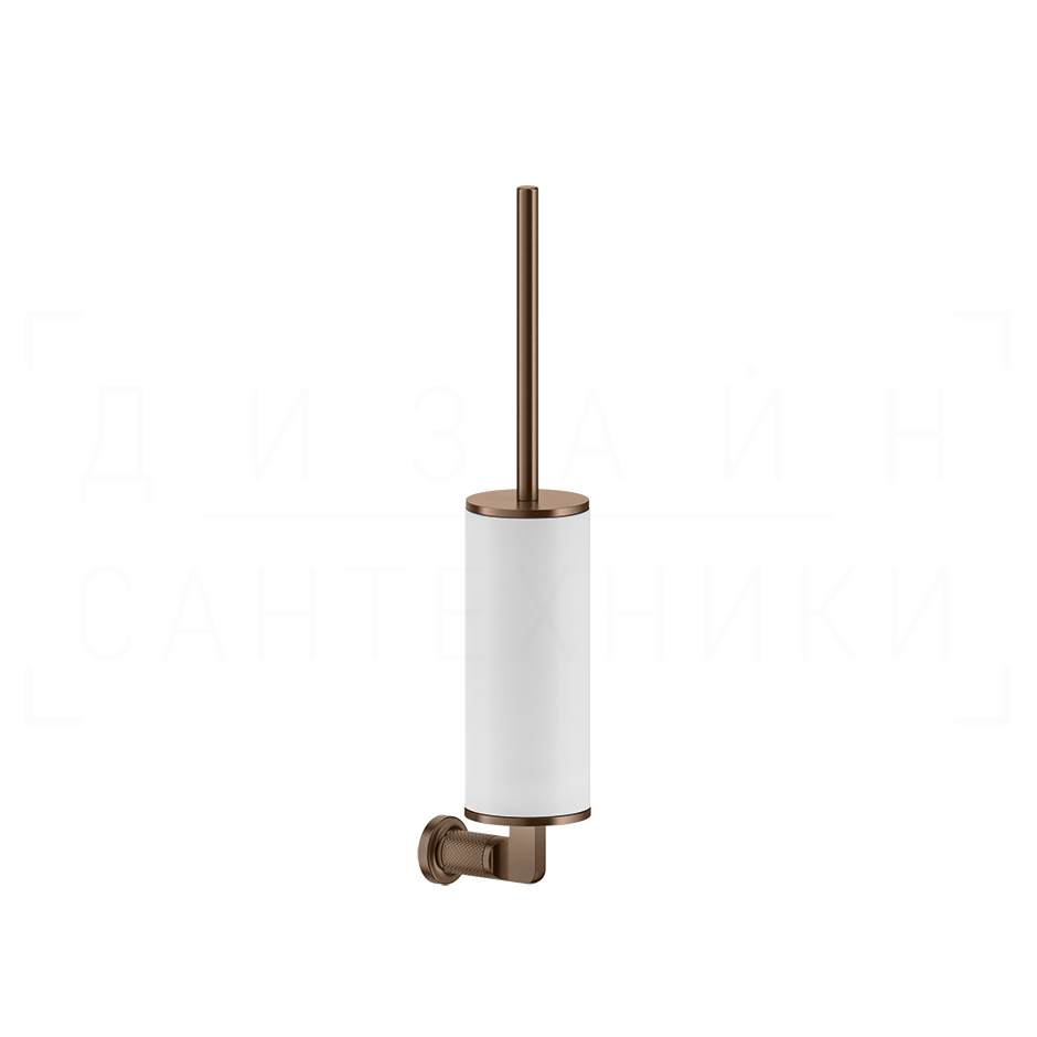 Gessi Inciso Ершик для унитаза подвесной, колба Neolite, цвет: white/copper brushed PVD 58519#708