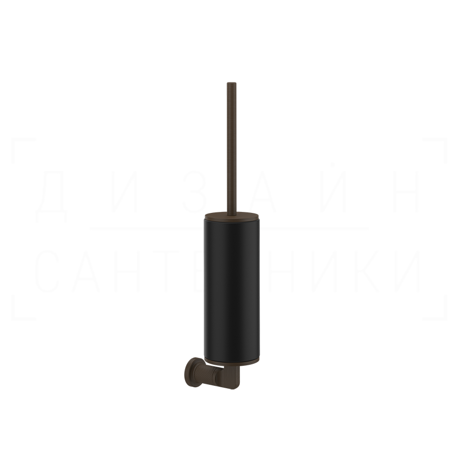 Gessi Inciso Ершик для унитаза подвесной, с кермической колбой Neolite, цвет: black/dark bronze 58520#845