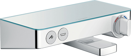 Hansgrohe ShowerTablet Select Термостат для ванны 30 см, излив 19,2 см, цвет: хром/белый 13151400