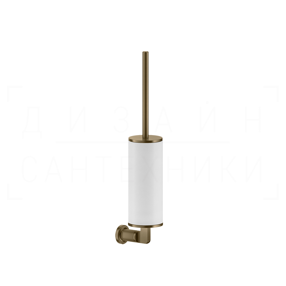 Gessi Inciso Ершик для унитаза подвесной, колба Neolite, цвет: white/deep bronze brushed PVD 58519#791