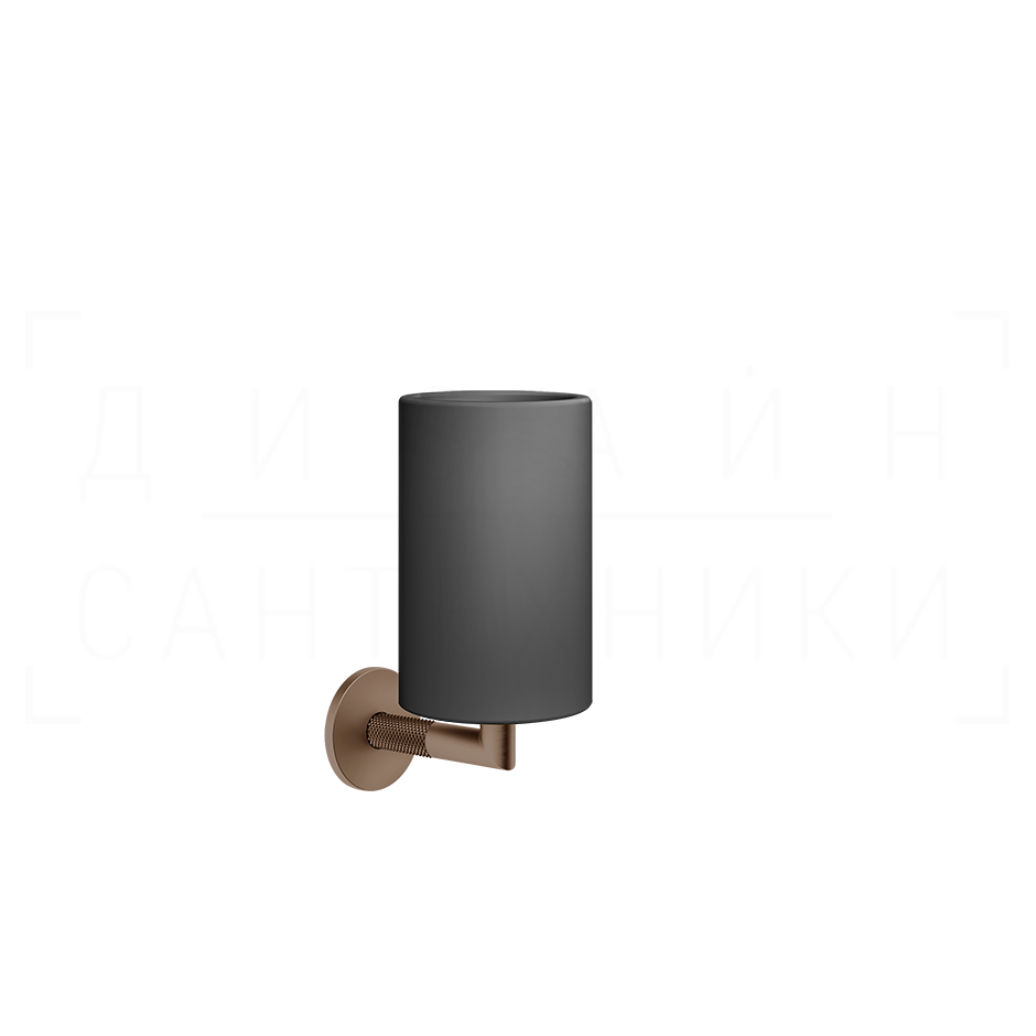 Gessi Anello Стакан подвесной, керамический Neolite, цвет: copper brushed PVD 63708#708