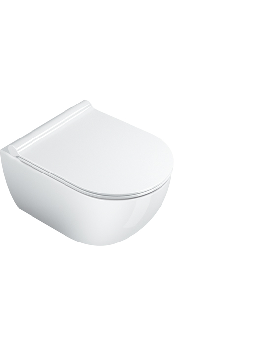 Catalano Sfera Унитаз подвесной безободковый 35x50 см смыв торнадо, Cataglaze, цвет: белый глянцевый 0511500001