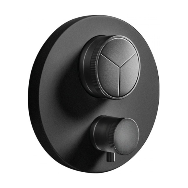 Almar Core Round Термостат для душа, внешняя часть на 3 потребителя, цвет: matt black E176633.MB