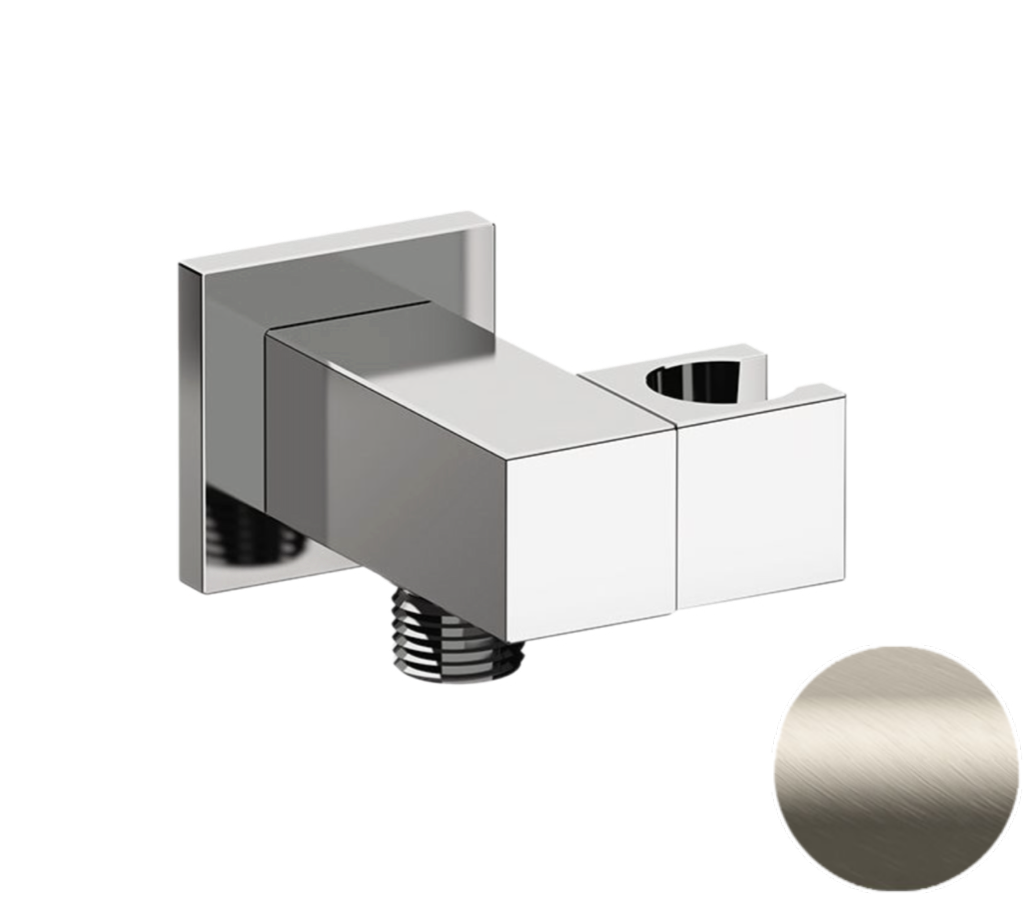 Remer Шланговое подключение с поворотным держателем душа, цвет: visual inox 337SXV