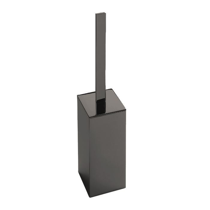 Colombo Design Look Ершик для унитаза напольный, с латунной колбой, цвет: graphite B1606.GL