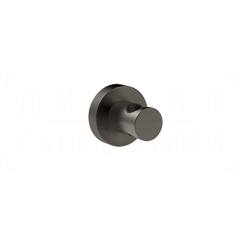 Gessi Sensazioni Держатель для ручного душа неподвижный, цвет: black metal brushed PVD 57157#707