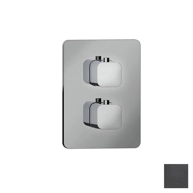 Almar Core Kuky Термостат для душа, внешняя часть на 1 потребитель, цвет: PVD brushed absolute black E176811.AB