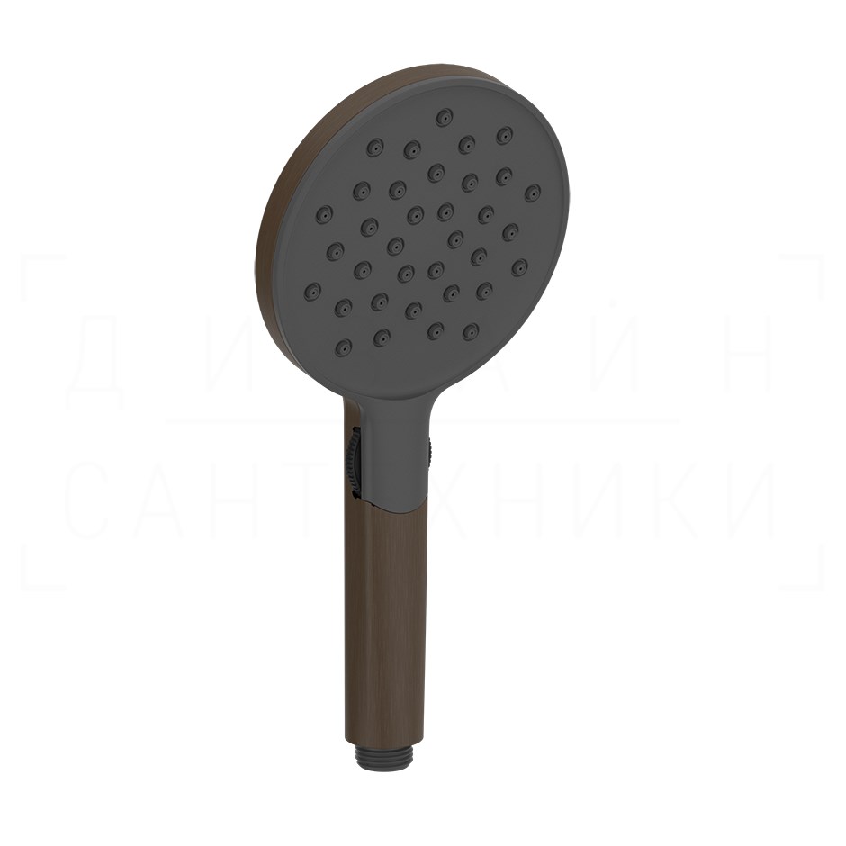 Gessi Ручной душ с 2 видами струи, с переключателем, цвет: dark bronze 47350#845