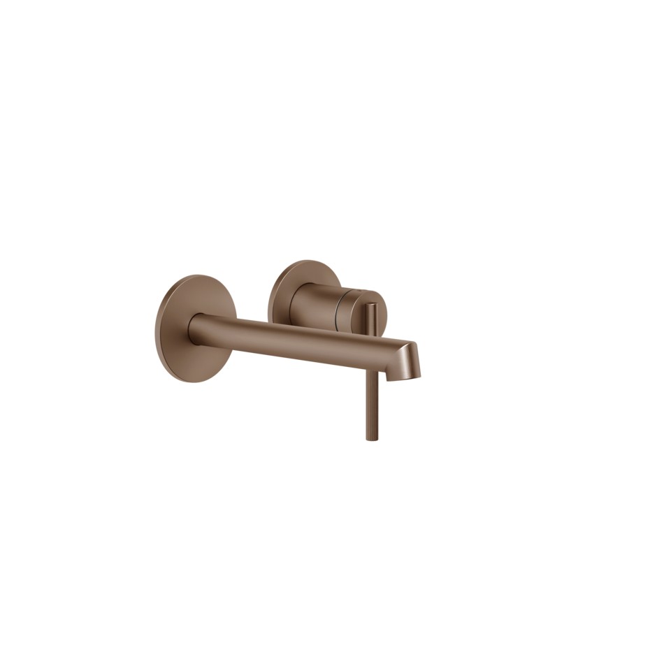 Gessi Ingranagio Внешняя часть смесителя для раковины, излив 14-16 см, цвет: copper brushed PVD 63581#708