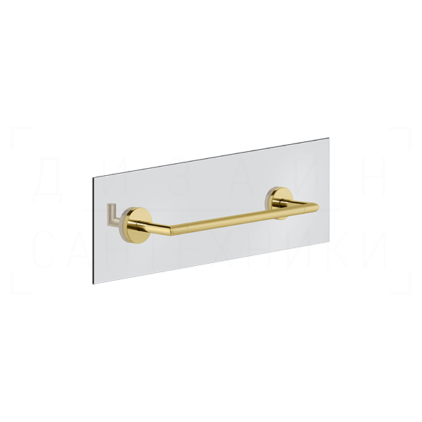 Gessi Ventaglio Полотенцедержатель для крепления на стекло 30 см, цвет: gold PVD 63724#246