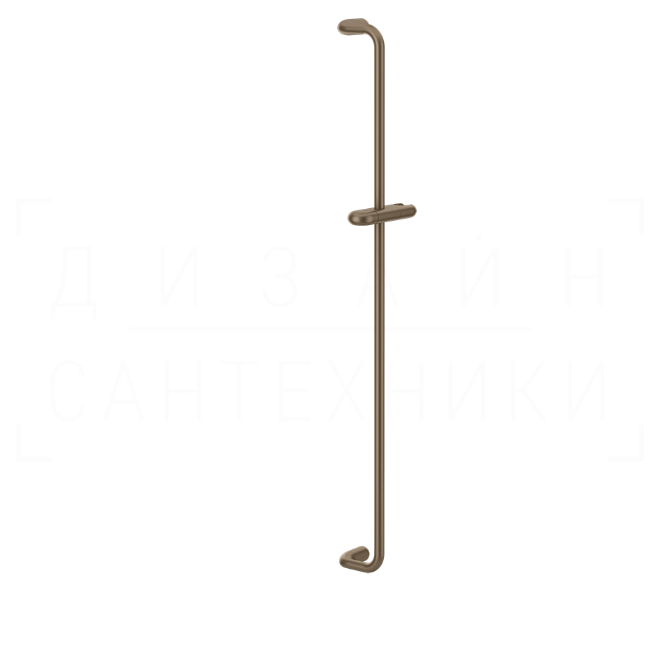 Gessi Goccia Душевая штанга 82,2 см, с держателем для лейки, цвет: coffee bronze brushed PVD 33644#761