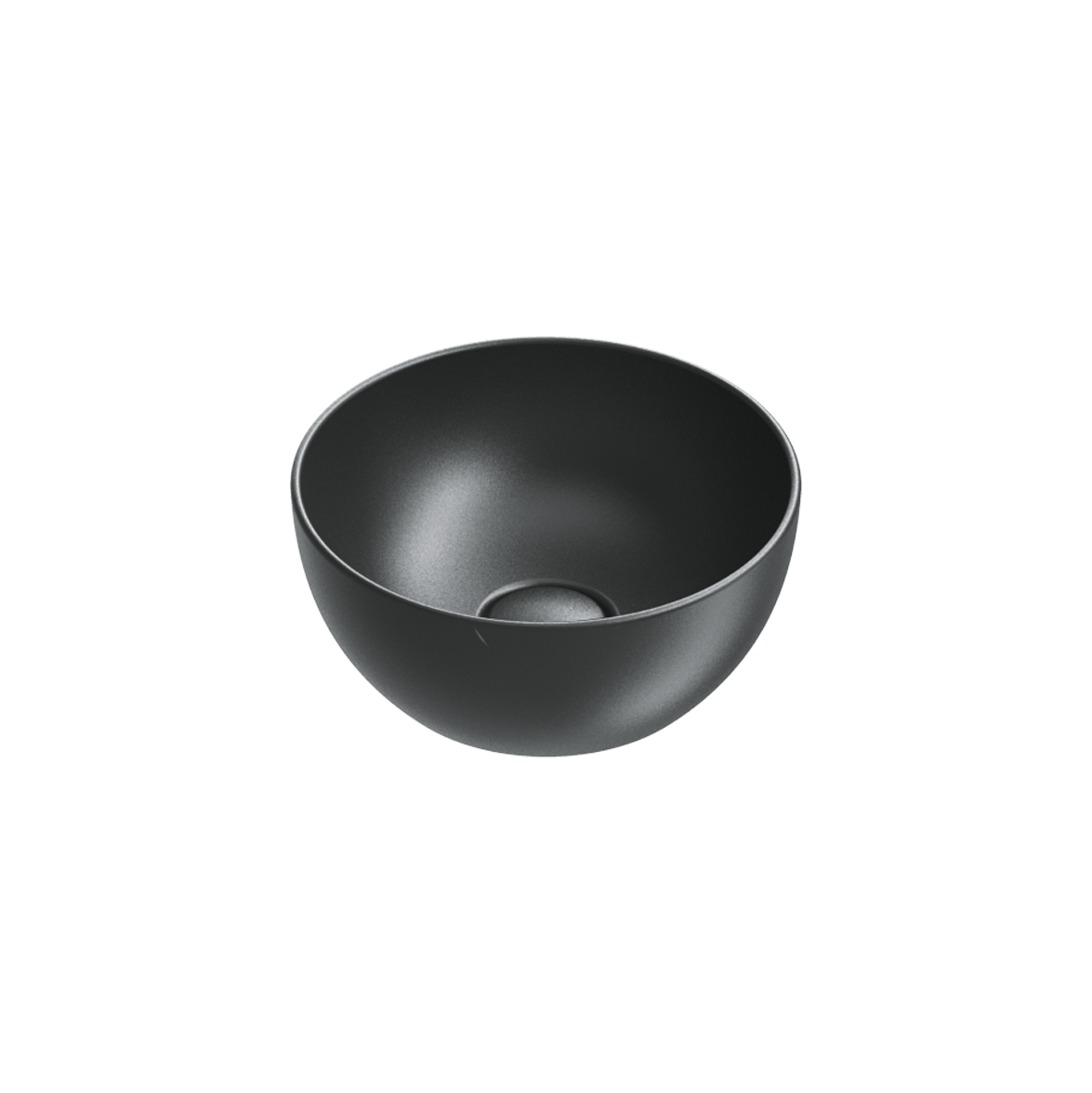 Catalano Sfera Раковина чаша d32x14h см, без перелива, покрытие Cataglaze, цвет: черный матовый 0523320022