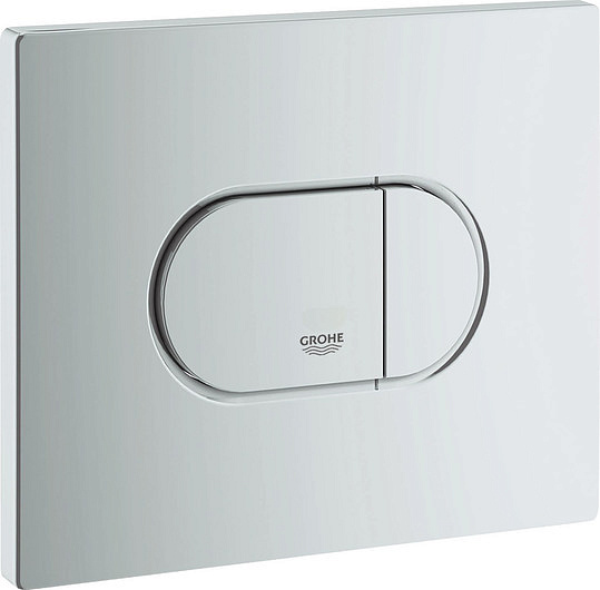 Grohe Arena Cosmopolitan Кнопка смыва для унитаза, 2 режима, пластик, цвет: матовый хром 38858P00