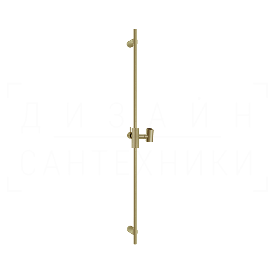 Gessi Anello Душевая штанга 90 см, с держателем для лейки, цвет: brushed brass PVD 63485#727