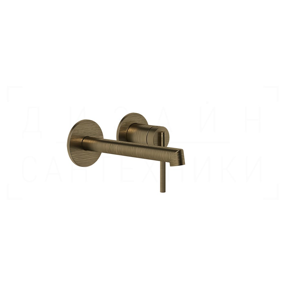 Gessi Ingranaggio Смеситель для раковины встраив., внеш. часть, излив 13-16 см, цвет: antique brass 63581#713