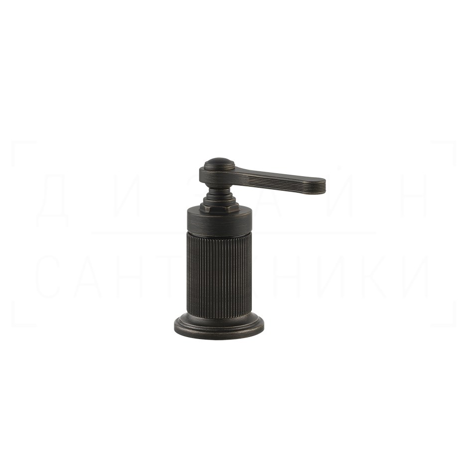 Gessi Venti20 Смеситель для раковины, без излива и донного клапана, цвет: aged bronze 65100#187