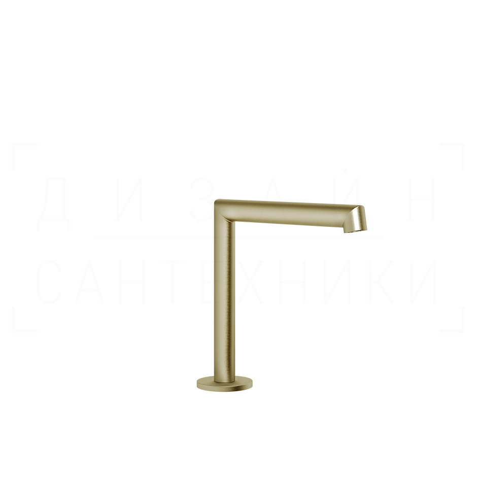 Gessi Anello Излив отдельностоящий для раковины 14,4 см, цвет: brushed brass PVD 63321#727
