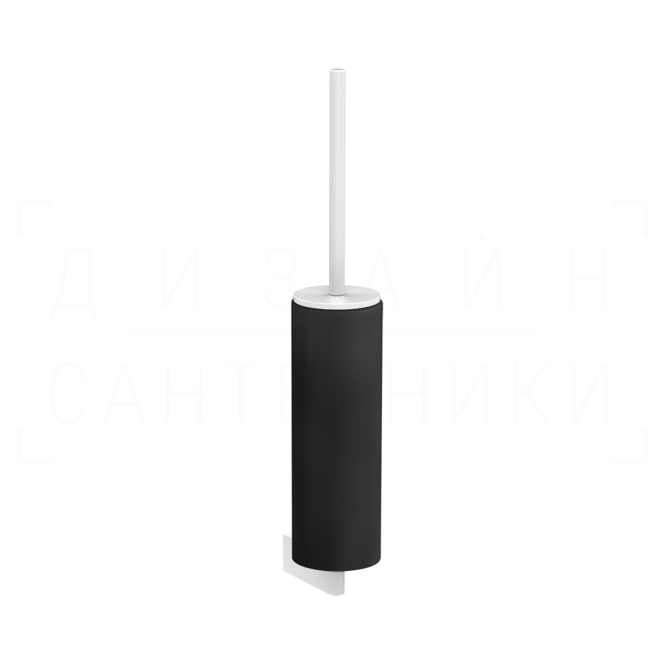 Gessi Origini Ершик для унитаза подвесной, с кермической колбой Neolite, цвет: black/matte white 66420#279