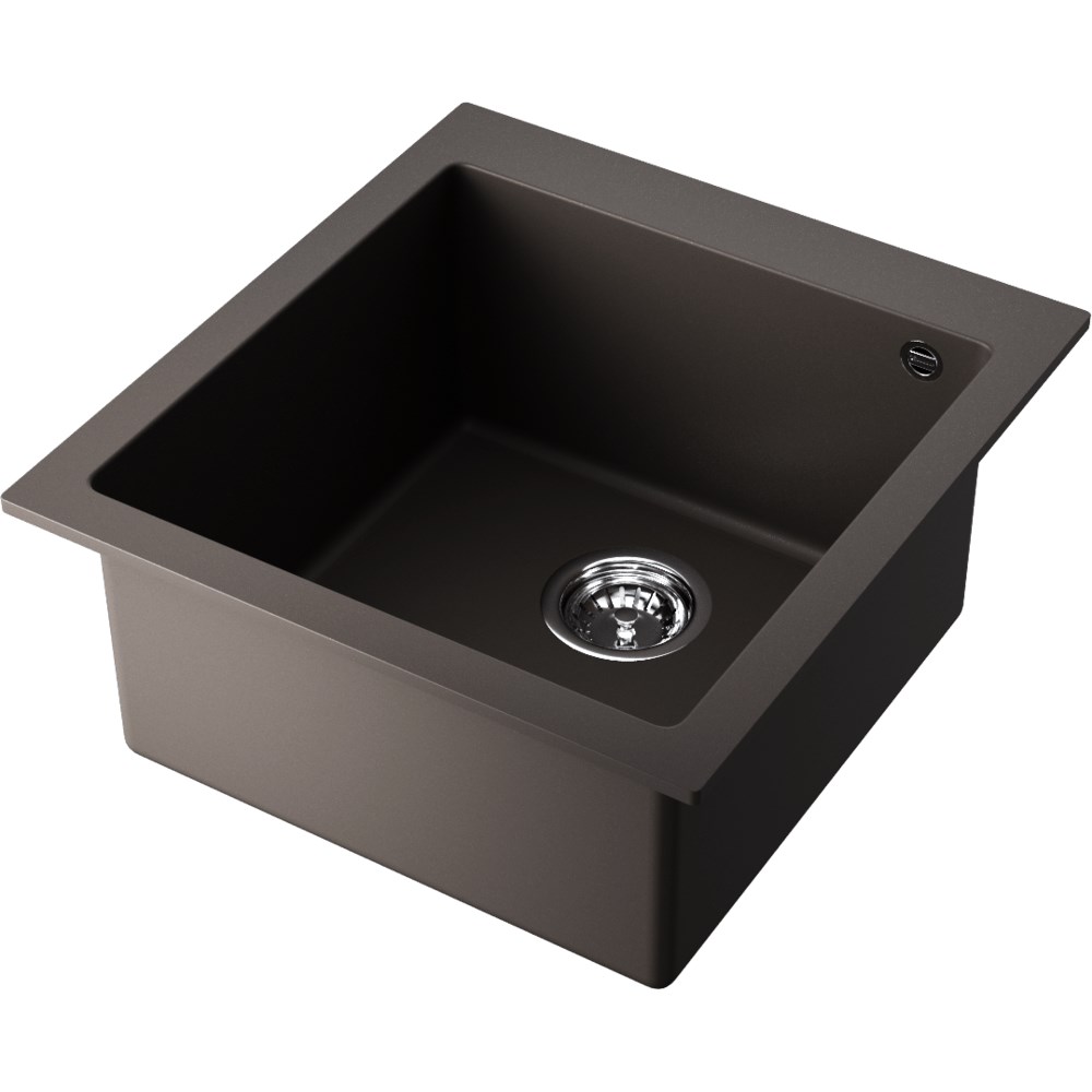 Omoikiri Bosen 47-ES Кухонная мойка из Tetogranit 47x50 см, цвет: espresso 4997207