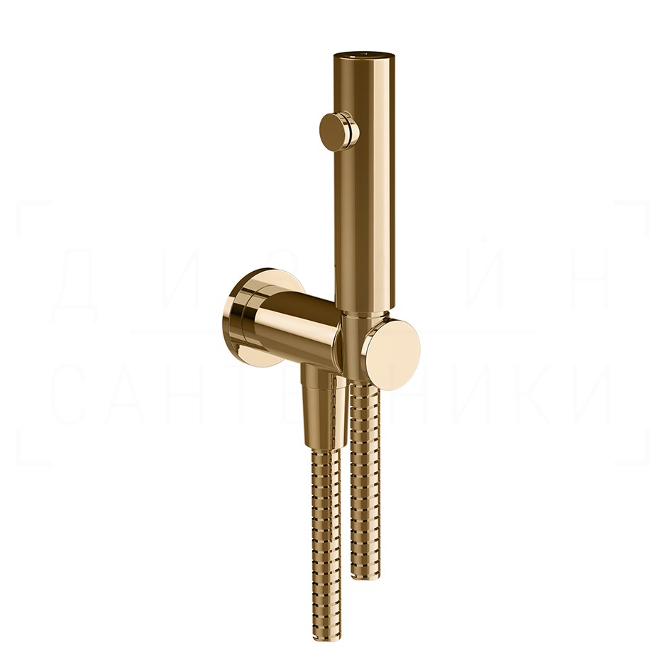 Gessi Total Look Гидроершик без смесителя, шланг 125 см, цвет: warm bronze PVD 45121#735